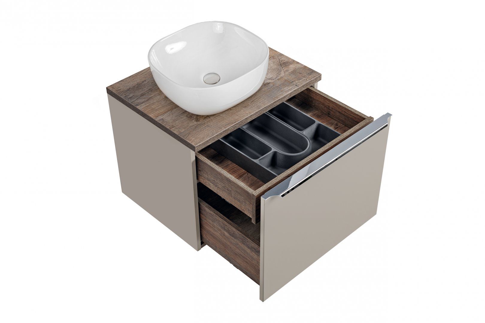 Koupelnová skříňka SANTA FEE ŠEDÁ 82-60 - pod umyvadlo 60