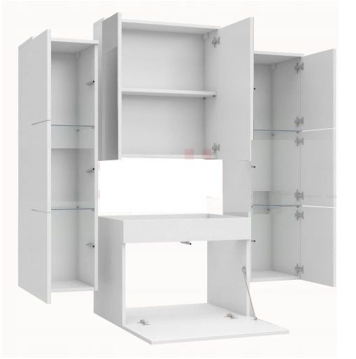 Koupelnová sestava PORTOS WH 01 bílý lesk