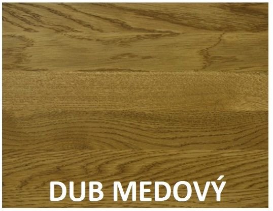 Manželská postel z masivu LK291 dub