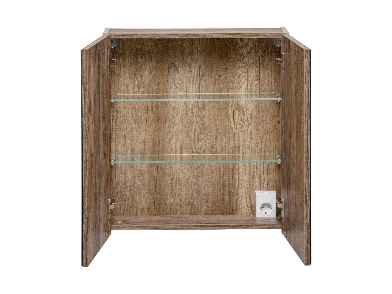 Koupelnová skříňka SANTA FEE ŠEDÁ 84-60 - závěsná zrcadlo 60