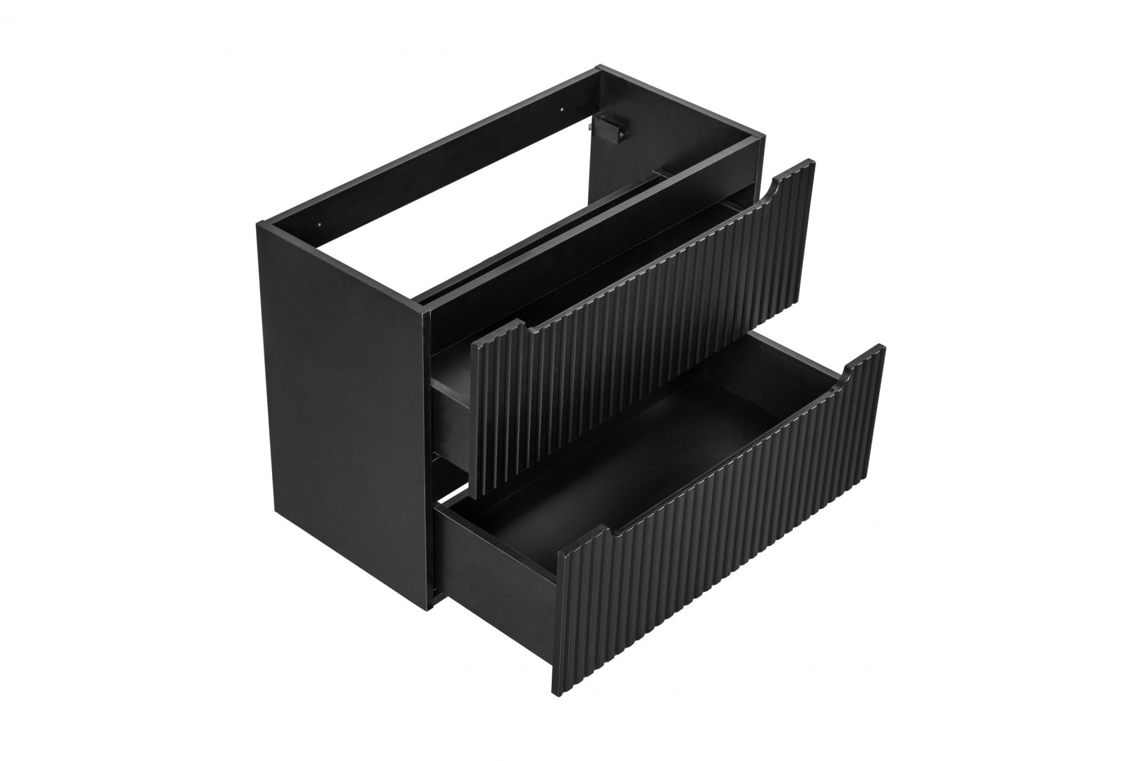 Koupelnová skříňka NOVA ČERNÁ 82-80 2S - pod umyvadlo 80