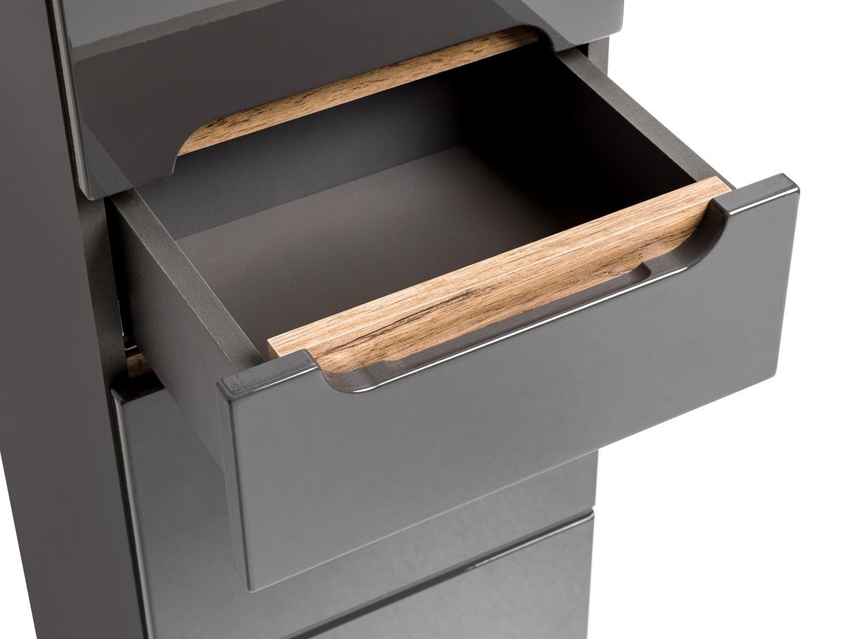 Koupelnová skříňka BALLI GREY 821 - pod umyvadlo 80