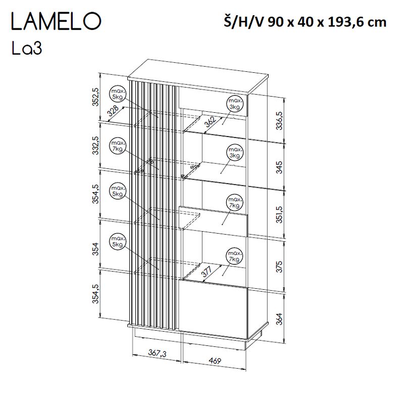 Obývací pokoj LAMELO II