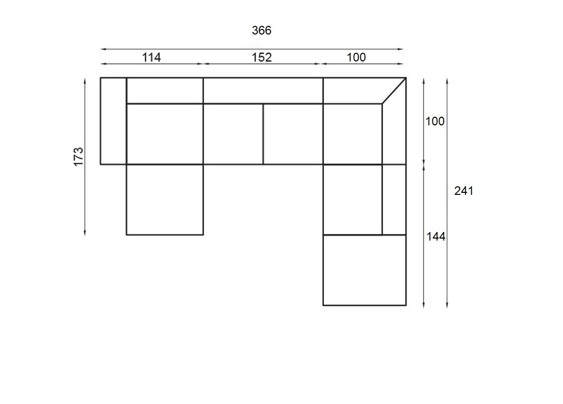 Kožená sedací souprava SCANDY PROGRAM