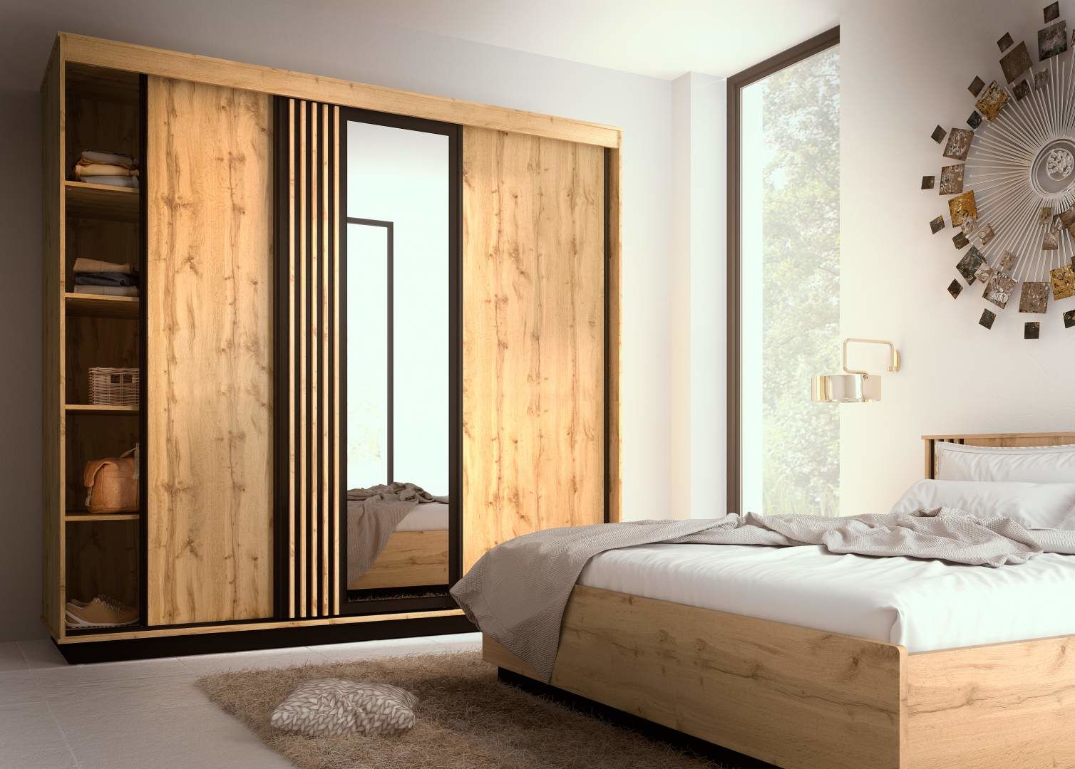 Manželská postel LAMELO 26