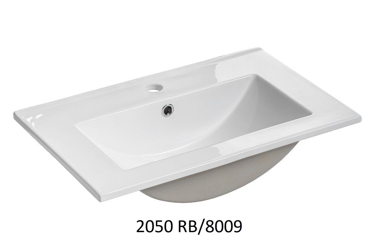 Koupelnová skříňka NOVA ČERNÁ 82-50 2D - pod umyvadlo 50