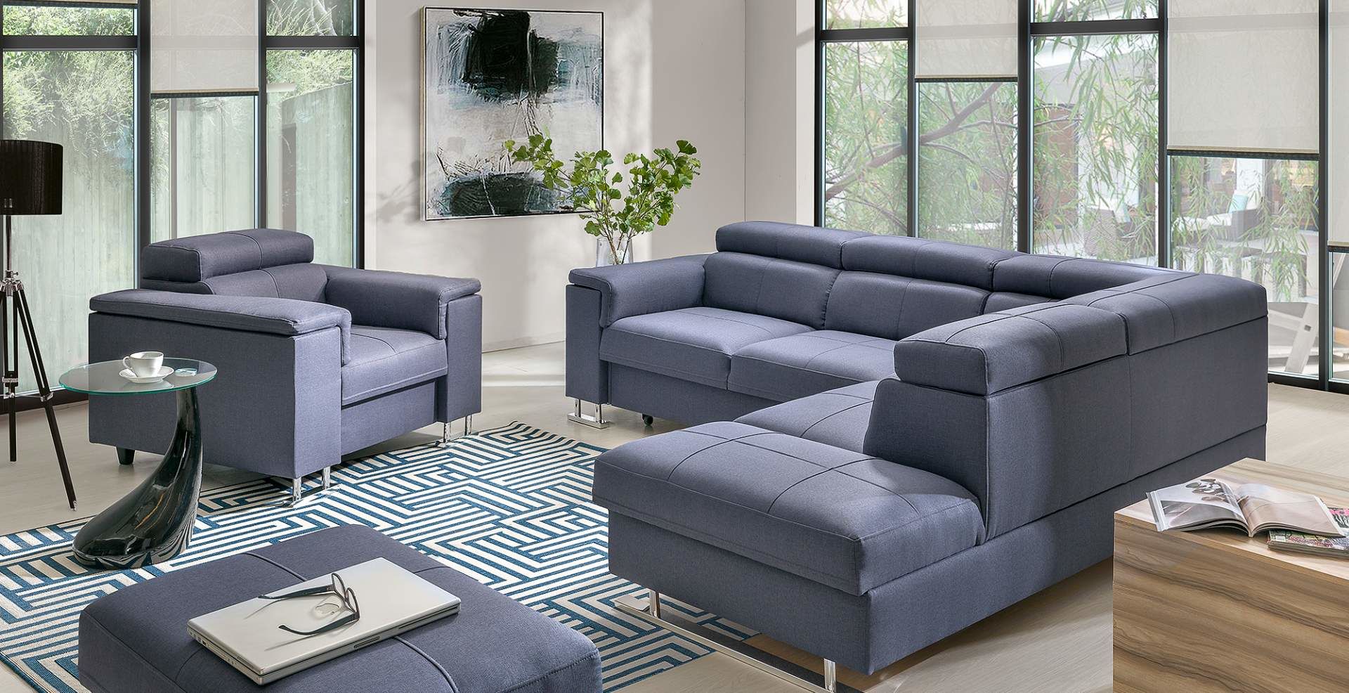 Kožené křeslo BOSSTON