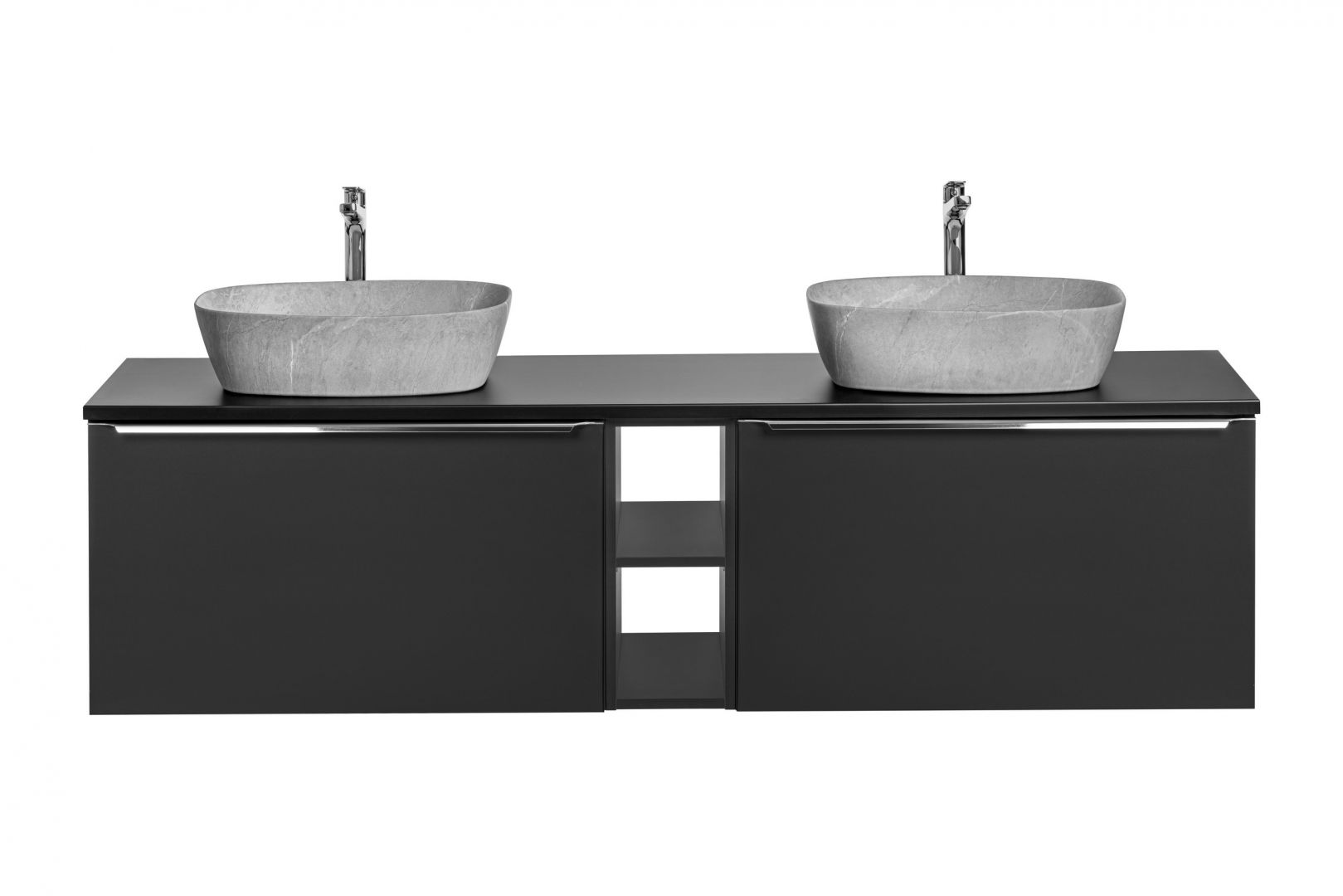 Koupelnová skříňka SANTA FEE ČERNÁ 82-80 - pod umyvadlo 180