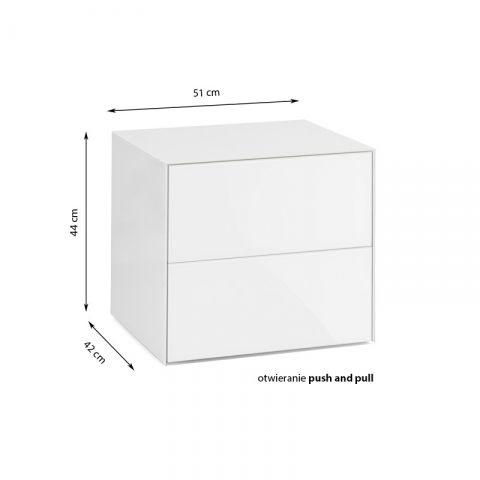 Noční stolek glass