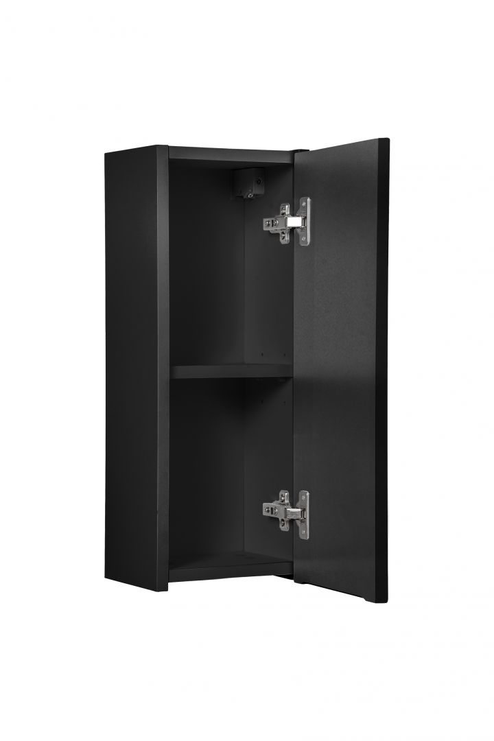 Koupelnová skříňka NOVA ČERNÁ  83-20 1D - závěsná