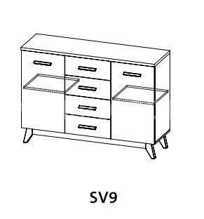 Kombinovaná komoda SVEN 9