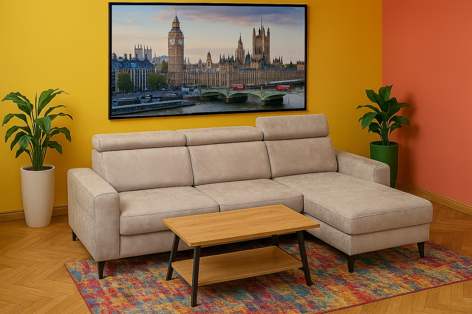 Sedací souprava ASPEN I pravý roh látka Salvador