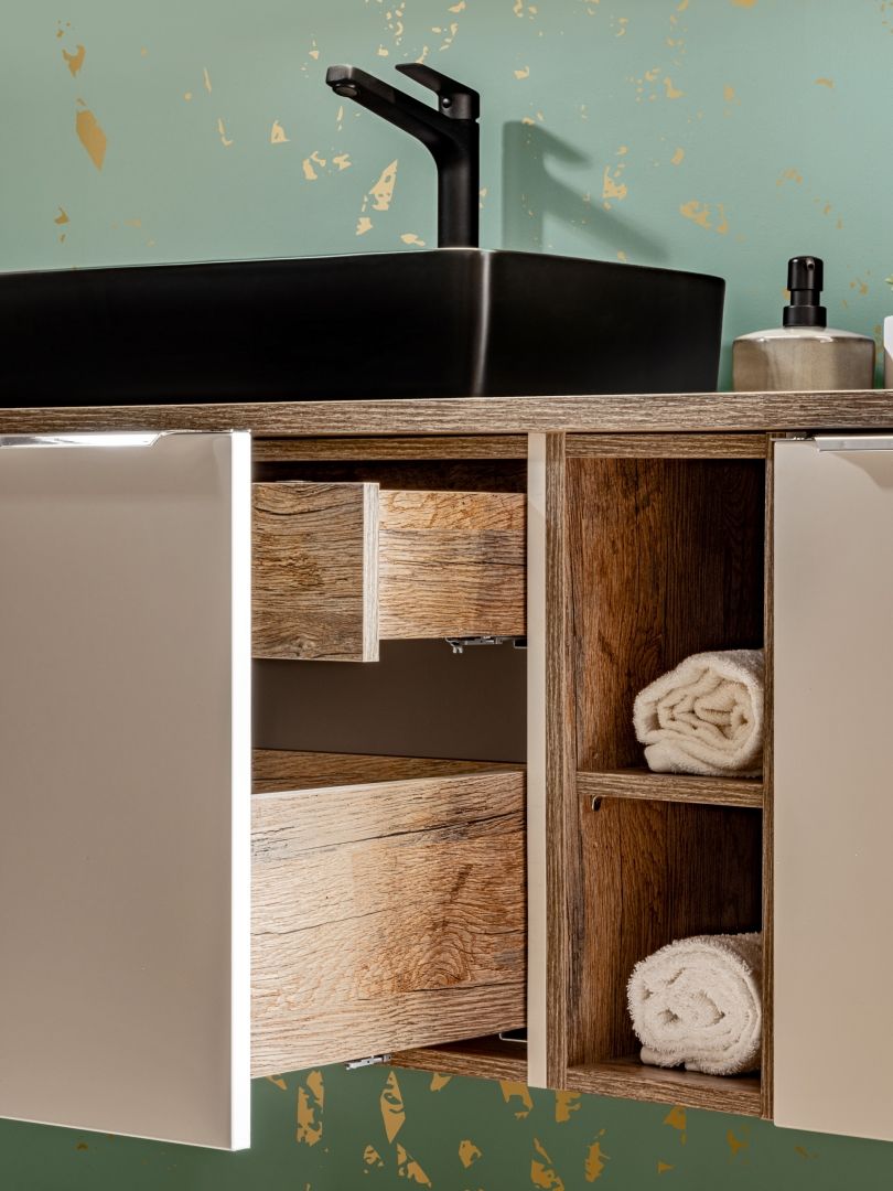 Koupelnová skříňka SANTA FEE ŠEDÁ 82-60 - pod umyvadlo 60