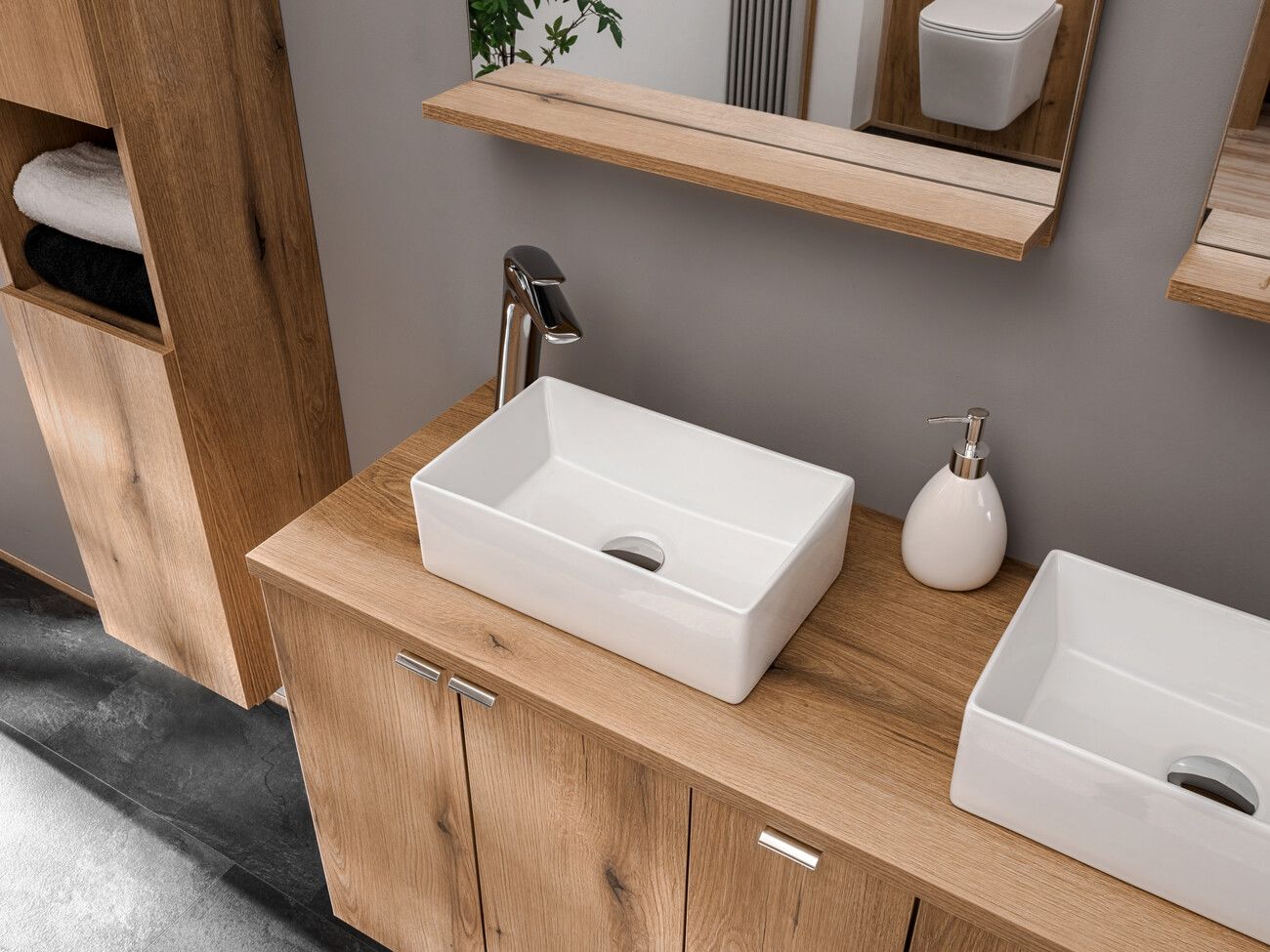 Koupelnová sestava NOVA DUB 140