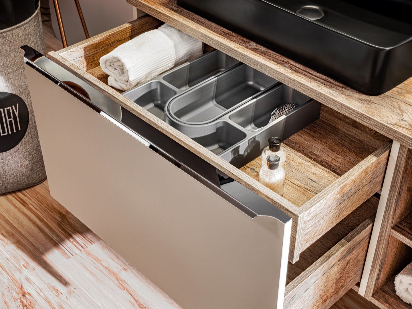 Koupelnová skříňka SANTA FEE ŠEDÁ 82-60 - pod umyvadlo 60