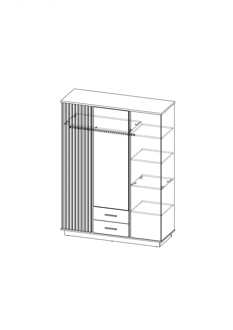 Šatní skříň LAMELO 15