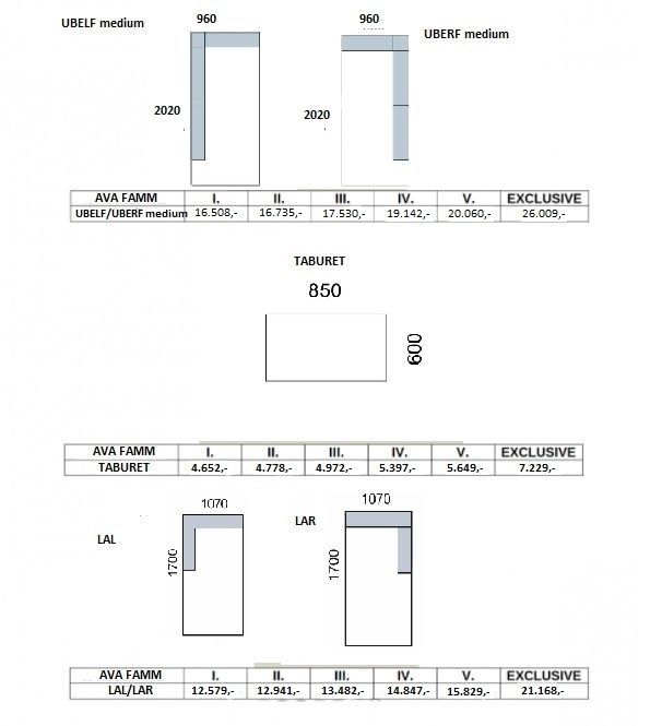 Sedací souprava AVA FAMM PROGRAM