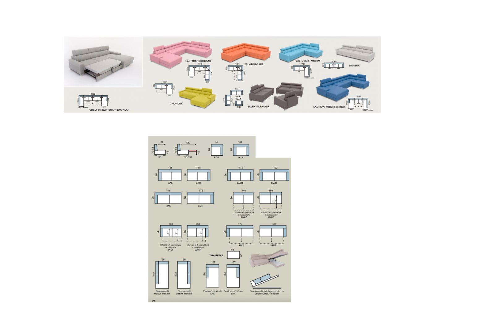 Sedací souprava AVA TEMPO PROGRAM
