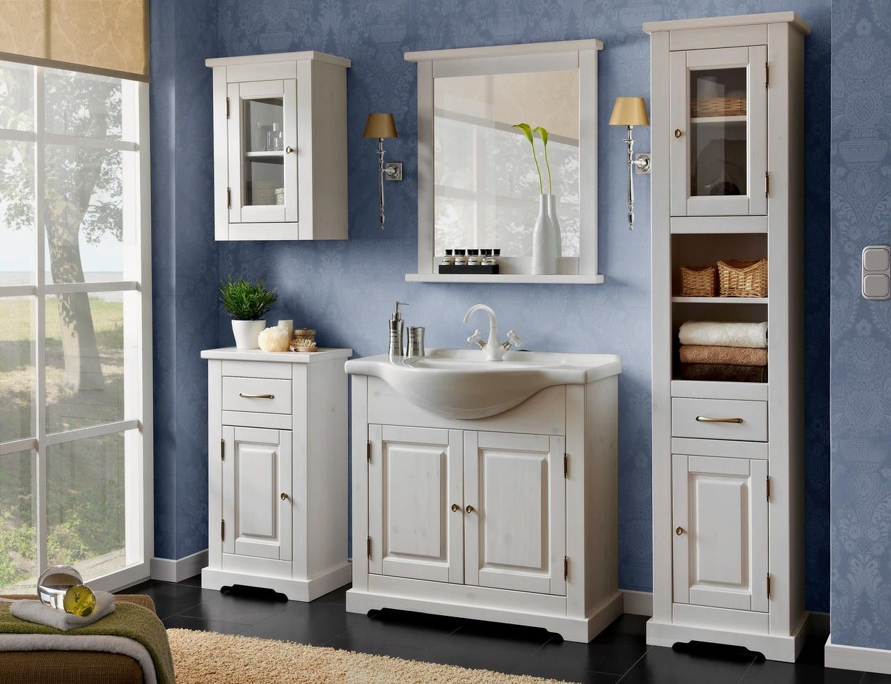 Koupelnová skříňka ROMANTIK MASIV 861 - pod umyvadlo 85