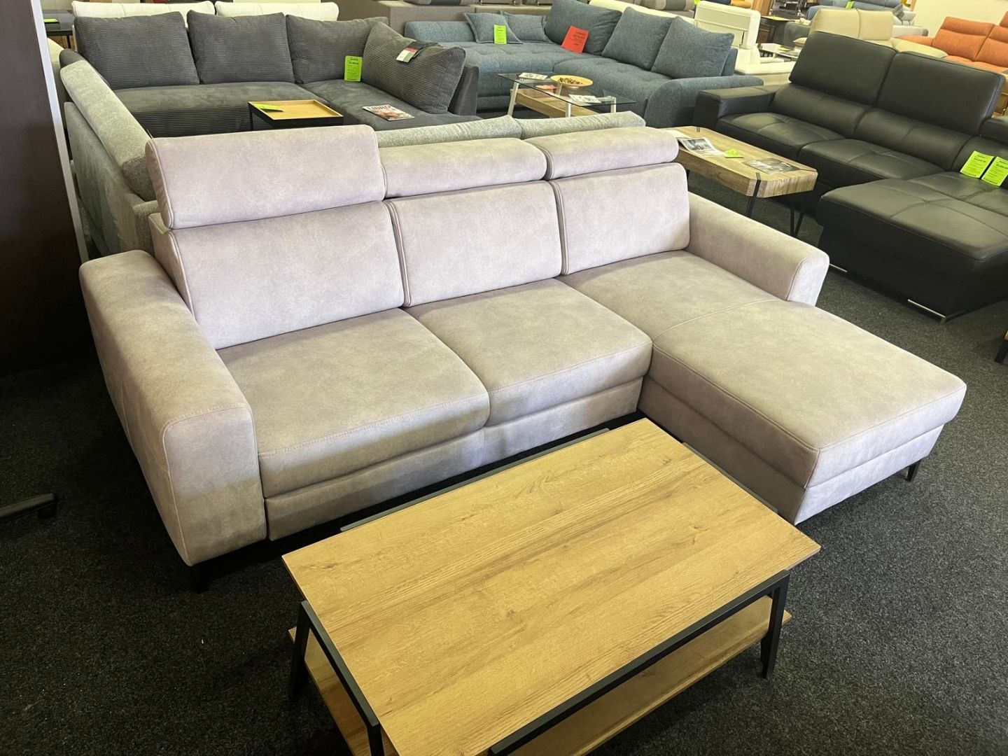 Sedací souprava ASPEN I pravý roh látka Salvador