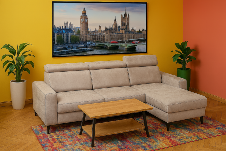 Sedací souprava ASPEN I pravý roh látka Salvador