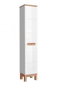 Koupelnová skříňka BALLI 804 - vysoká s košem
